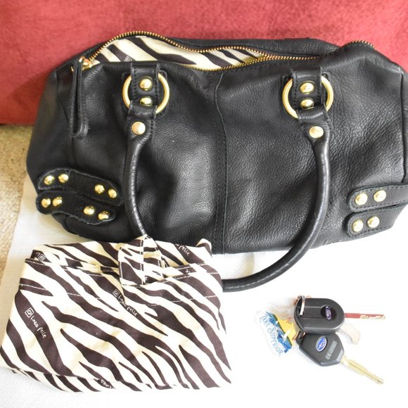 Linea Pelle Leather Satchel - Picture 4 of 5